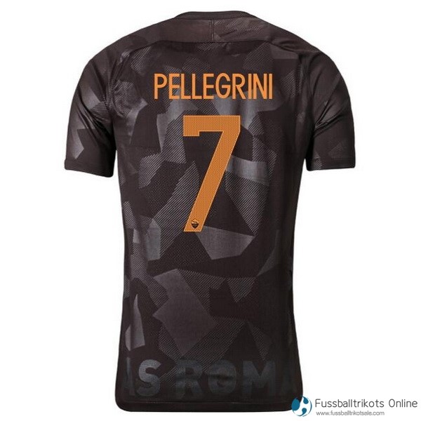 AS Roma Trikot Ausweich Pellegrini 2017-18 Fussballtrikots Günstig